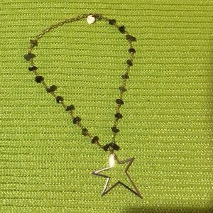 B.B. Lila star choker necklace
